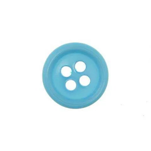 Hemdknopf Hellblau 9-12 mm – Kunststoffknopf HEMD-180