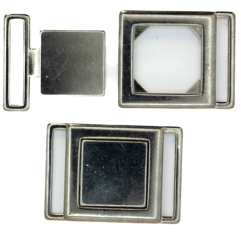 Gürtelschnalle zum Einhängen Schwarz 28 mm – Metallschnalle SM-102
