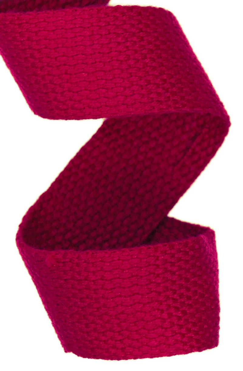 Gurtband Rot 25 mm – Baumwollgurtband GB-2