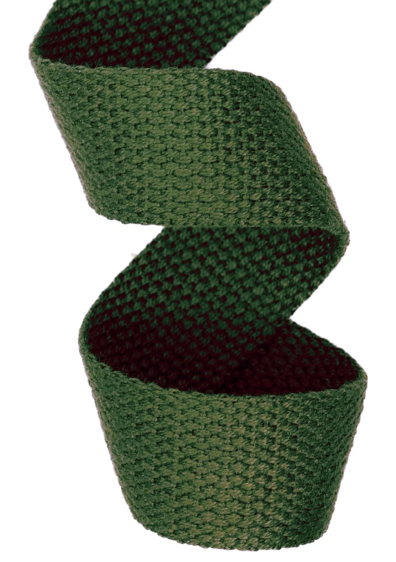 Gurtband Khaki-Grün 25 mm – Baumwolle GB-2