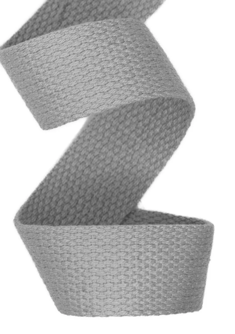 Gurtband Hell-Grau 25 mm – Baumwolle GB-2