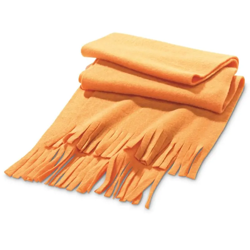 JASON Fleece Schal in Orange – Wärmend und Komfortabel, 200 g/m²
