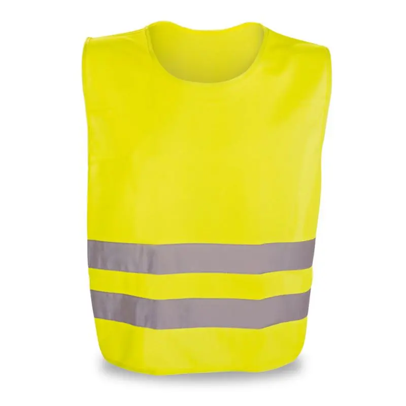 Hochsichtbare THIEM Reflektorweste - 100% Polyester, Gelb Reflektierende Sicherheitsweste
