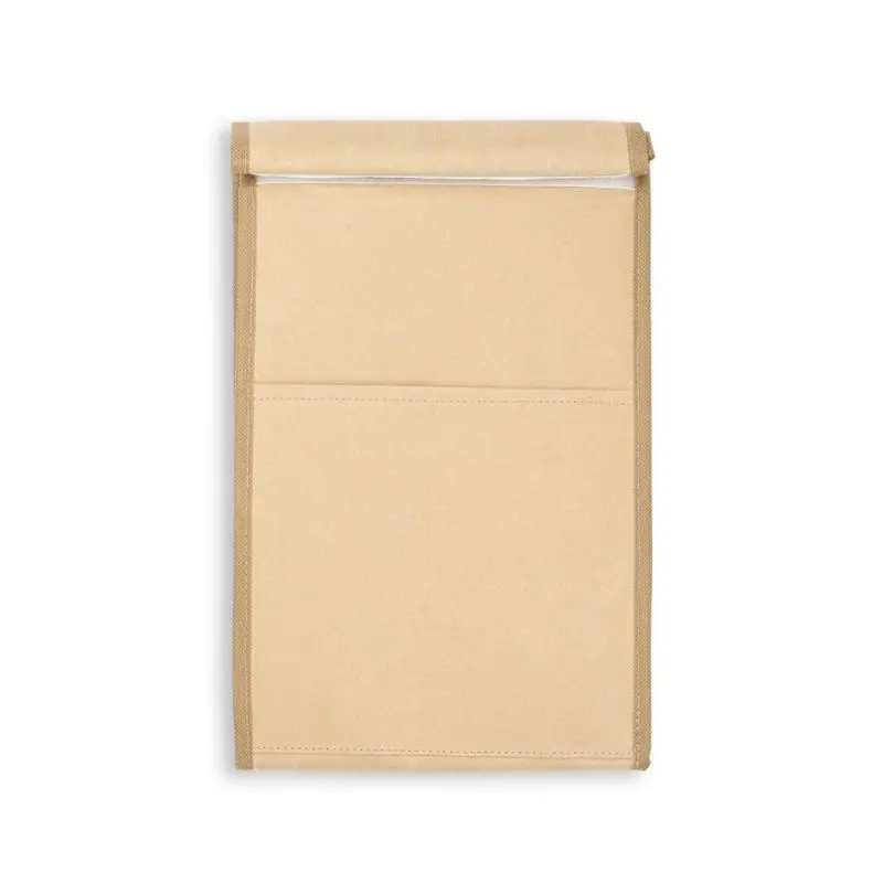 YORK Isolierte Kühltasche aus Papier, 4L, Naturfarbe