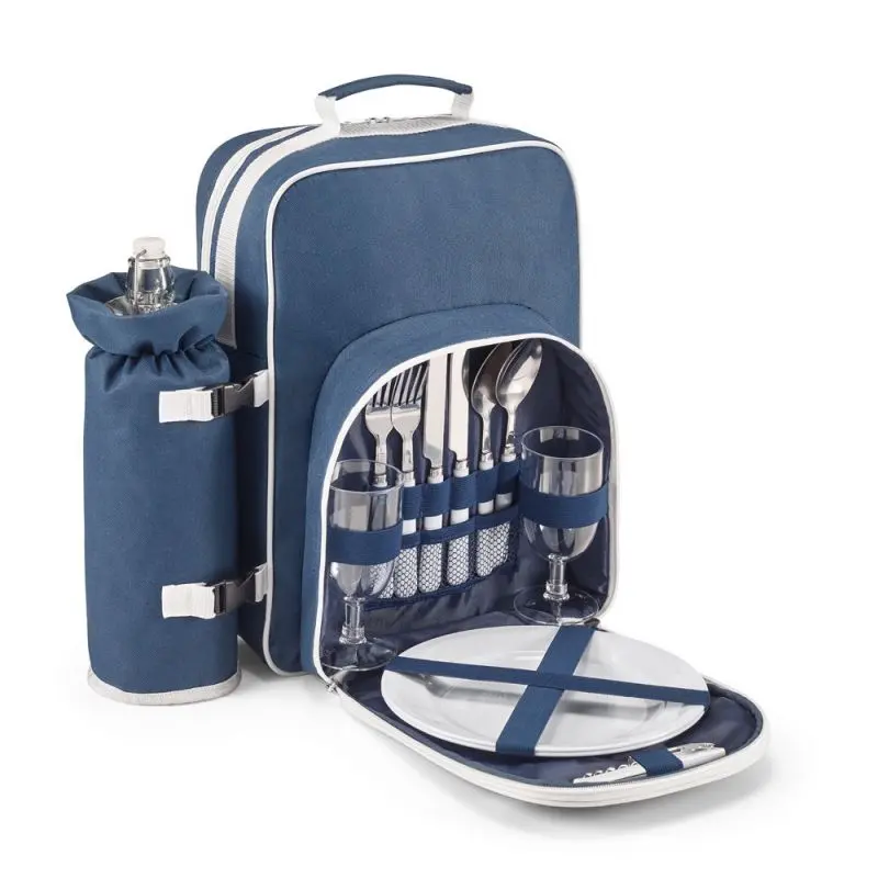 ARBOR Blauer Thermo Picknick-Rucksack 600D - Isoliert & Langlebig