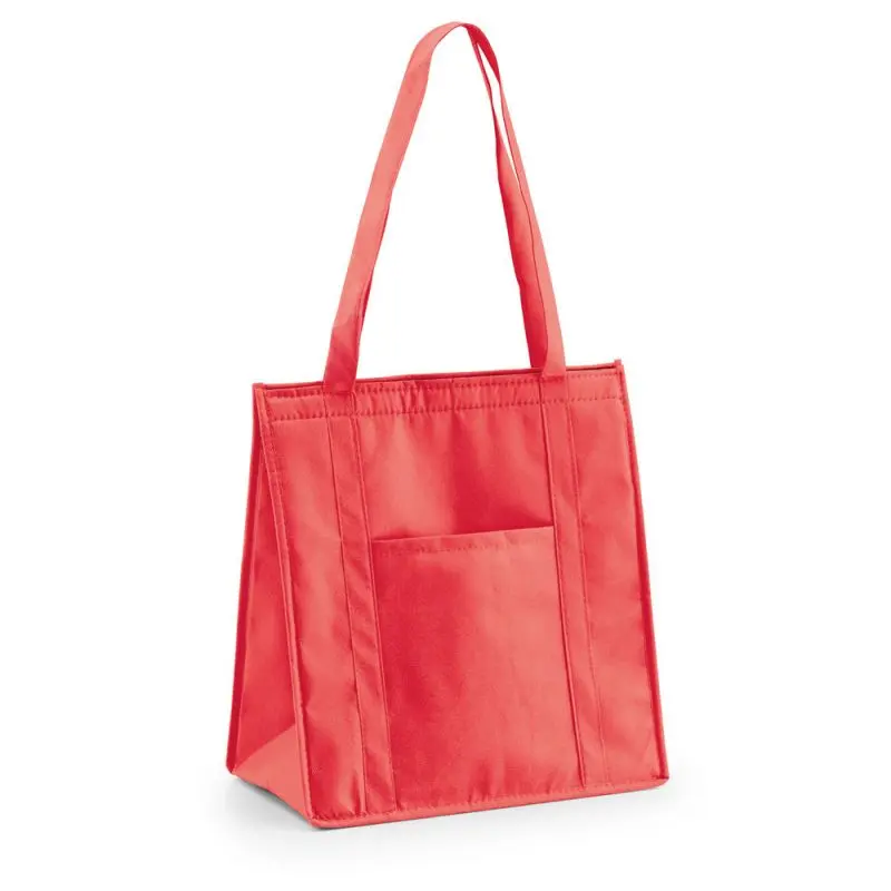 ROTTERDAM Leichte Kühltasche aus Vliesstoff, 80g/m², Rot