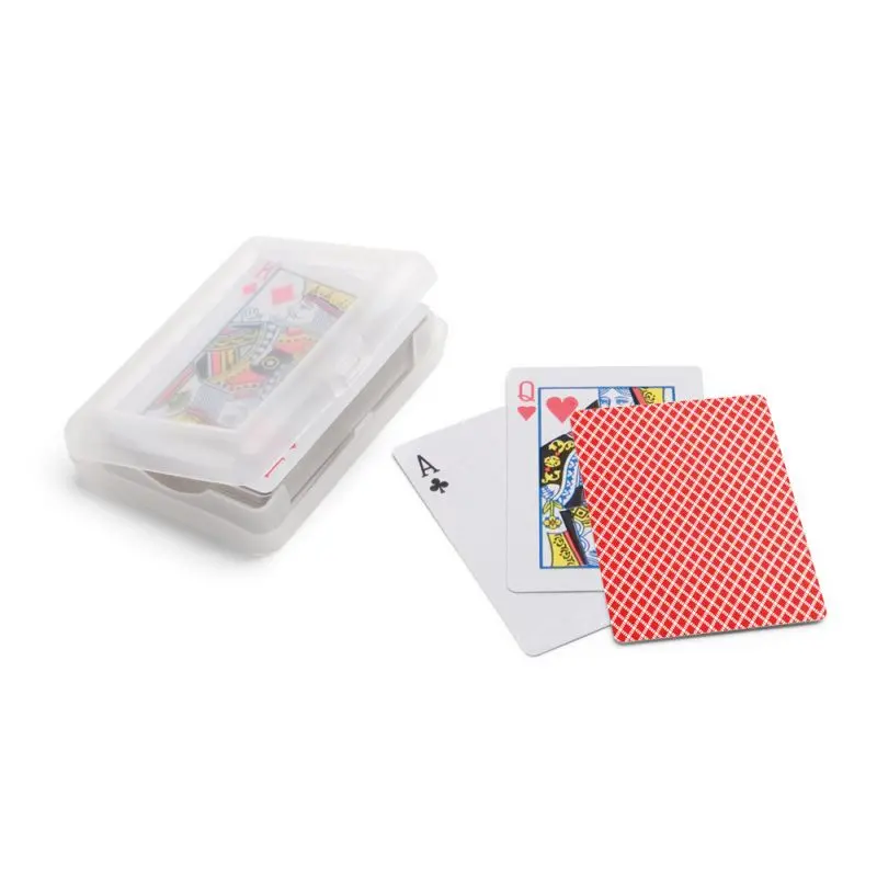 JOHAN Kartenspiel in Rot - Klassische Spielkarten mit modernem Touch