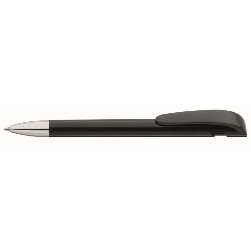 Yes Si Druckkugelschreiber – Schwarzer Kugelschreiber, Hochwertiger Retractable Stift, Ergonomisches Design