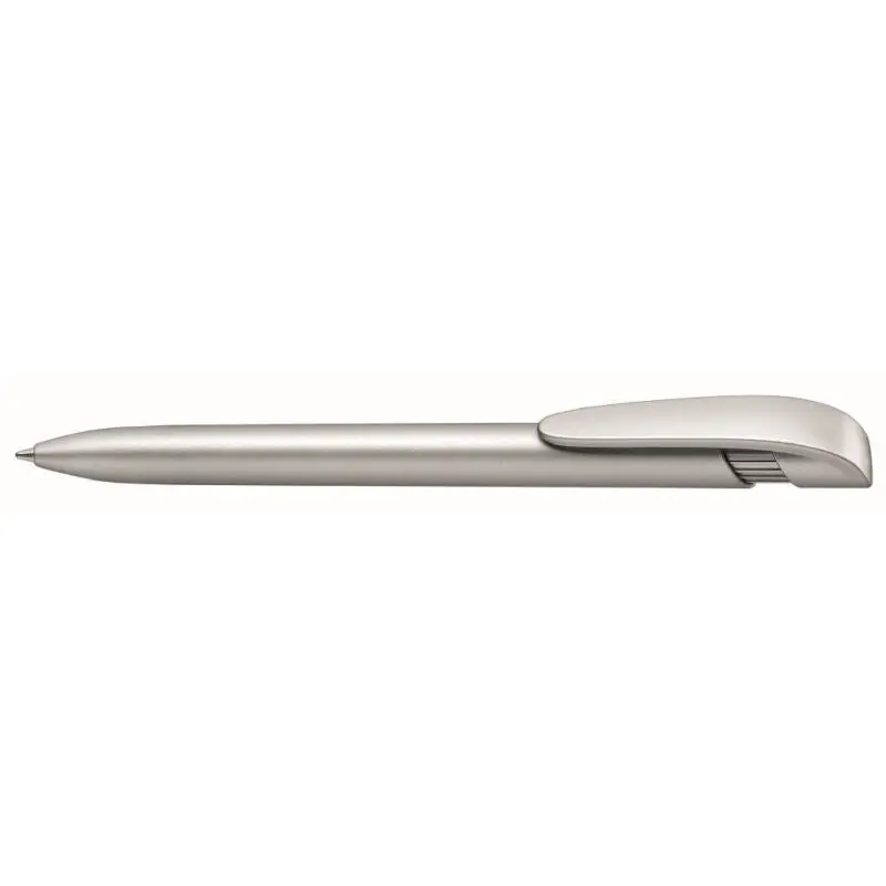 Yes Lux Eleganter Druckkugelschreiber - Glänzend Silber