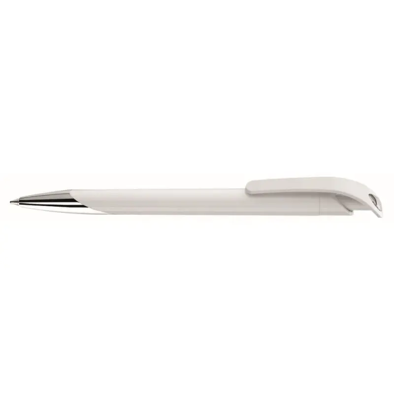 Spritzwasserfester Si-Druckkugelschreiber, Weiß - Hochwertiger, wasserdichter Retractable Ballpoint Pen