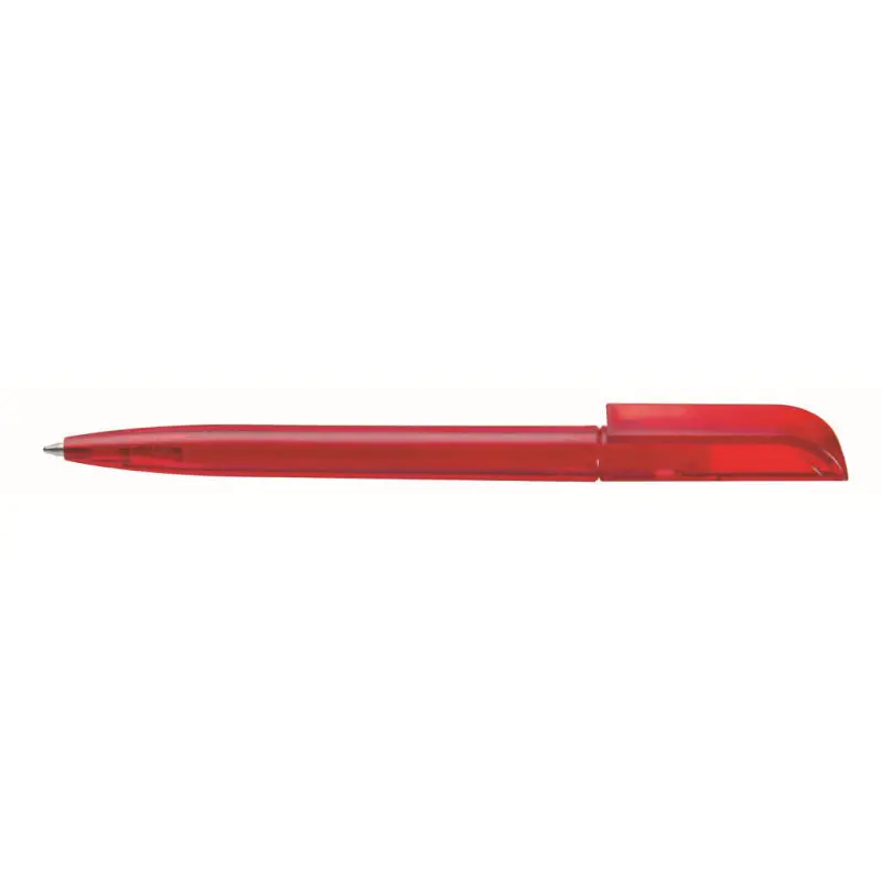 Roter Twisty Frozen Drehkugelschreiber: Eleganter Stift, reibungslose Drehmechanik, stilvolles Design