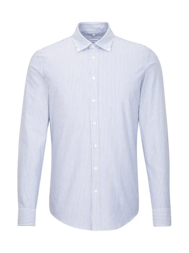 Seidensticker Slim Fit Business Hemd mit Button-Down-Kragen