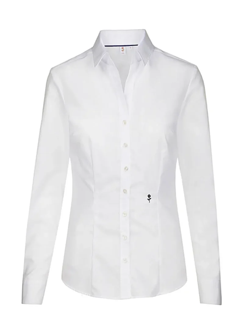 Seidensticker Damenbluse Slim Fit 1/1 mit Kent Kragen