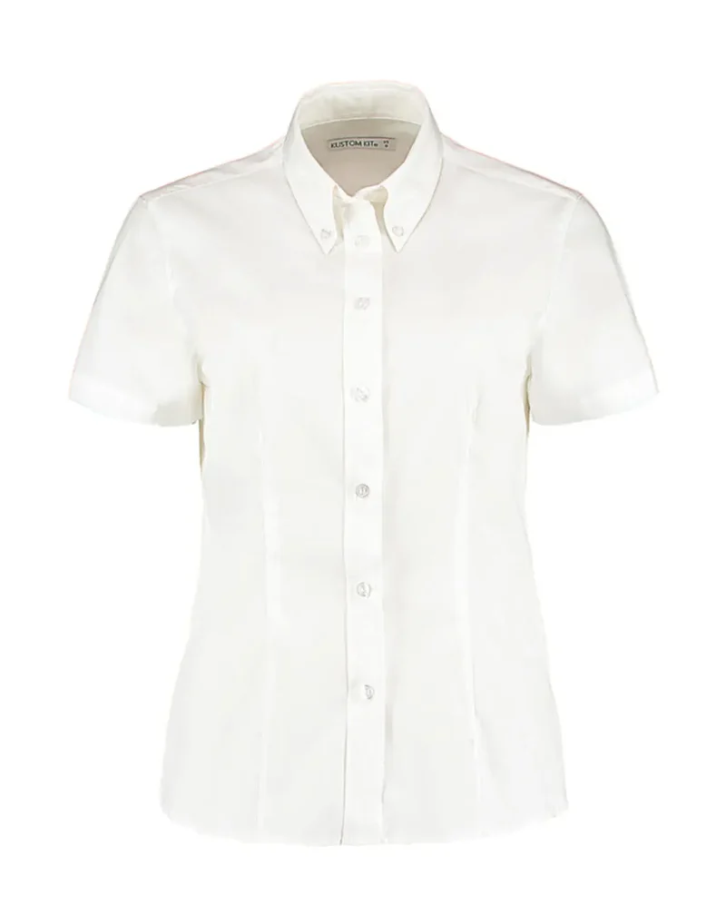 Damen Premium Oxford Hemd mit taillierter Passform SSL