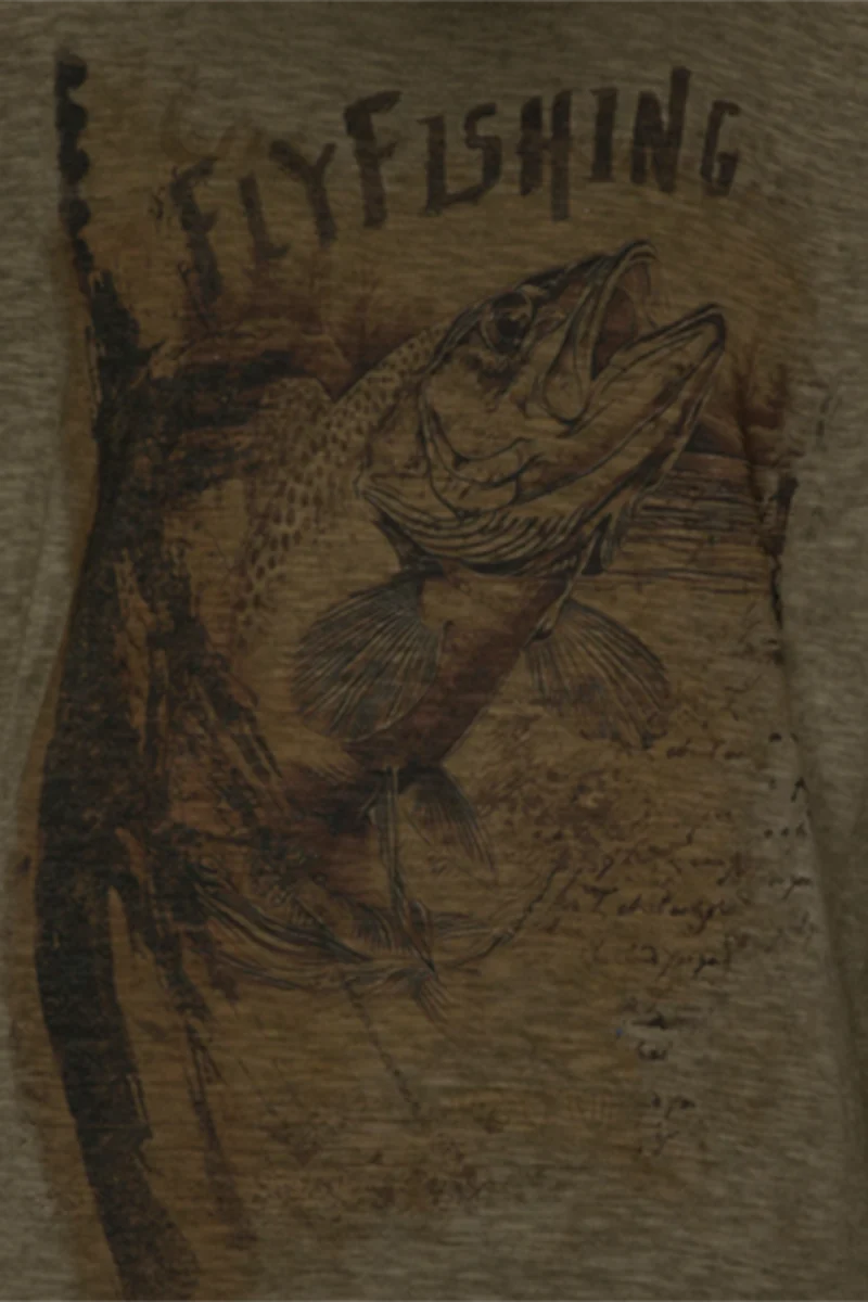 Herren T-Shirt mit Fischmotiv 'FlyFishing'