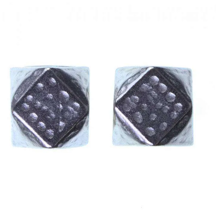 Kordelende Würfel Silber – Metall KOE-19