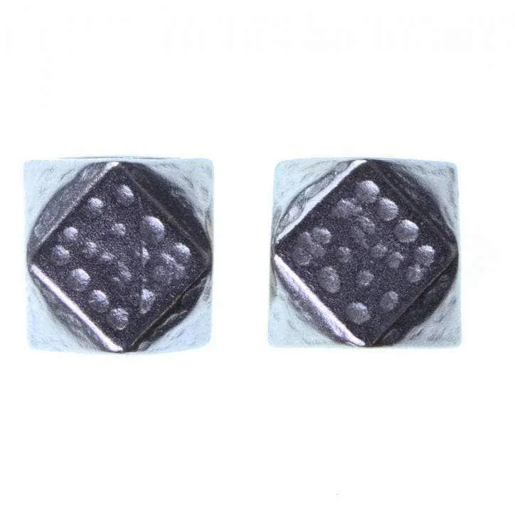 Kordelende Würfel Silber – Metall KOE-19
