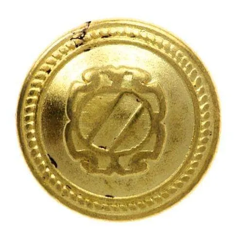 Wende Druckknopf Wappen Gold – Metallknopf NK-WE