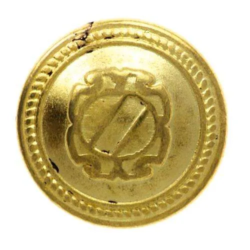 Wende Druckknopf Wappen Gold – Metallknopf NK-WE