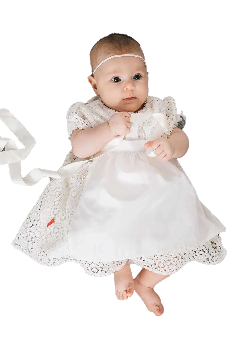 Taufdrindl Hochzeitskleid Baby