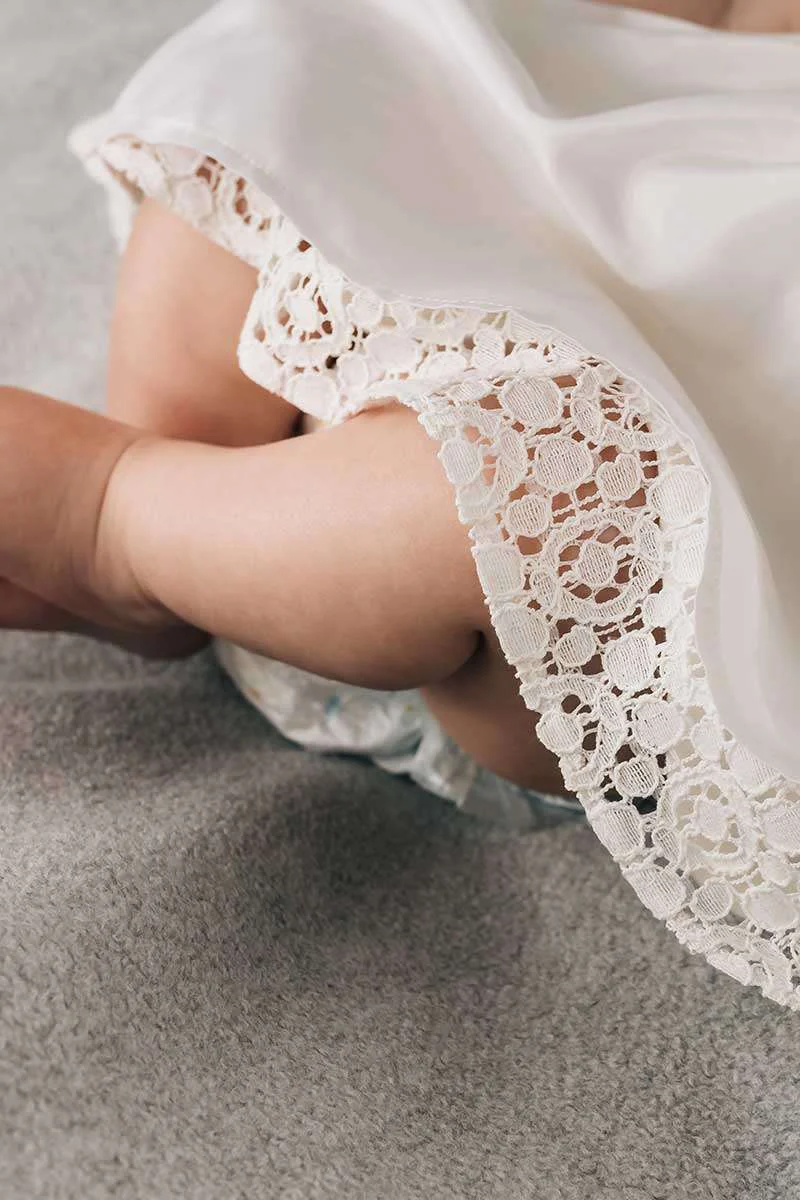Taufdrindl Hochzeitskleid Baby