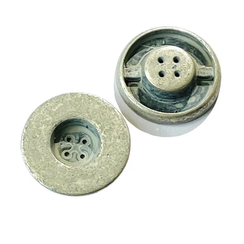 Metallknopf Altsilber-Silber-Beige – 4-Loch MK-556