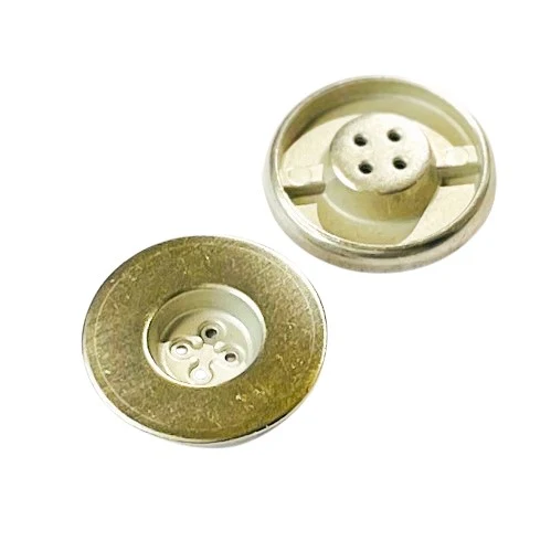 Metallknopf Altsilber-Silber – 4-Loch MK-556-INKAGOLD
