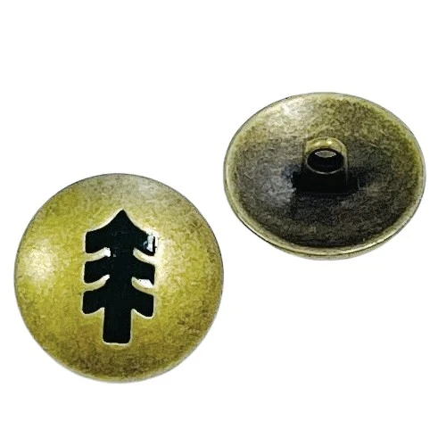 Metallknopf Messing – Öse MK-267