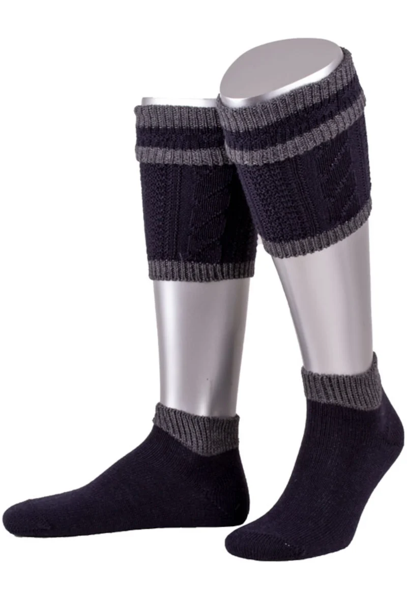 Lusana Loferlset L479 marine/grau