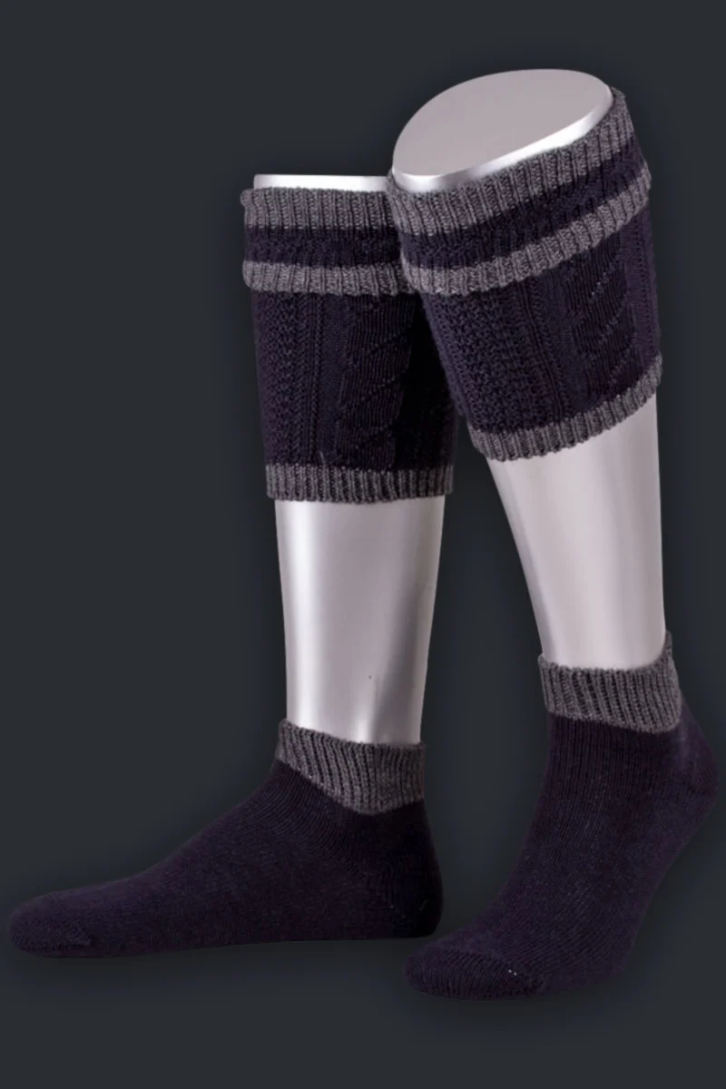 Lusana Loferlset L479 marine/grau