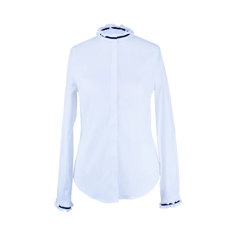 Stehkragenbluse