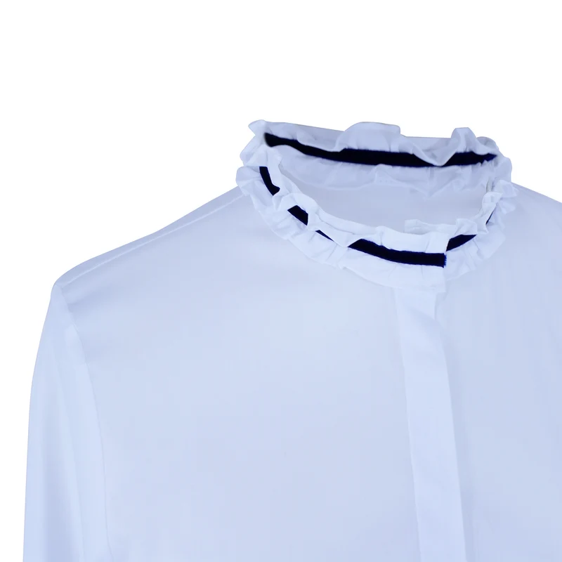Stehkragenbluse