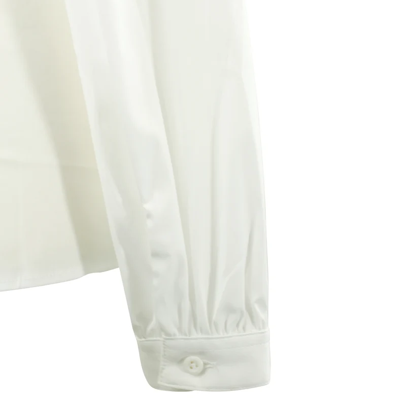 Bluse mit Rüschenbesatz