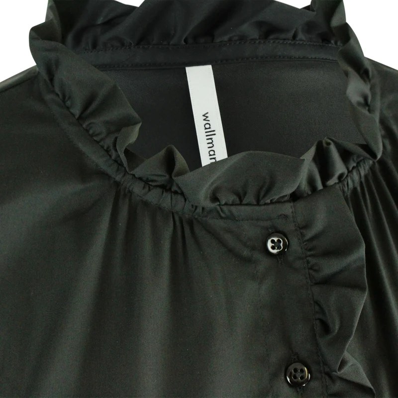 Bluse mit Rüschenbesatz