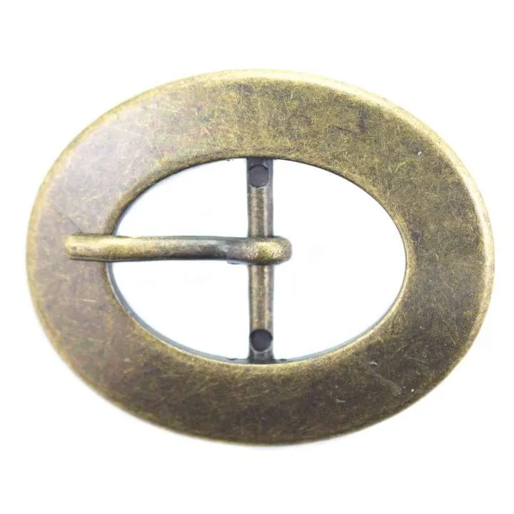 Gürtelschnalle Oval Messingfarben 20-40 mm – Metallschnalle SM-95