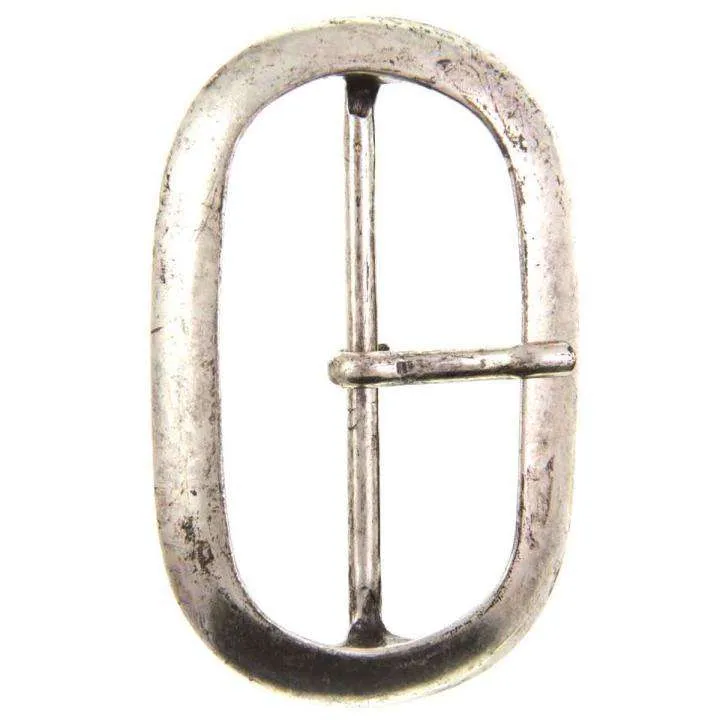 Gürtelschnalle Oval Silbern – Metallschnalle SM-87