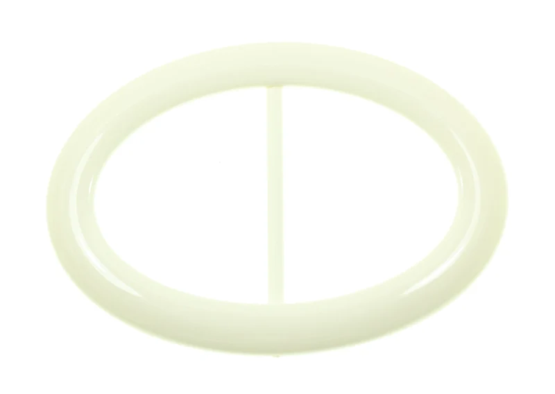 Gürtelschnalle Oval s-39-weiß