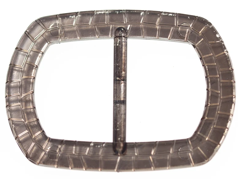 Gürtelschnalle Oval Braun 48 x 68 mm – Kunststoffschnalle S-26
