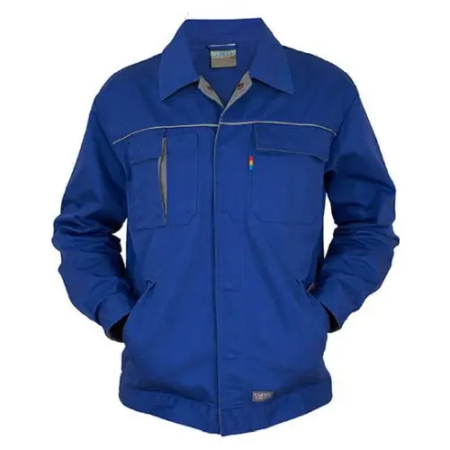 Kontrast-Arbeitsjacke – Robuste, bequeme und vielseitige Workwear-Jacke mit Kontrastelementen