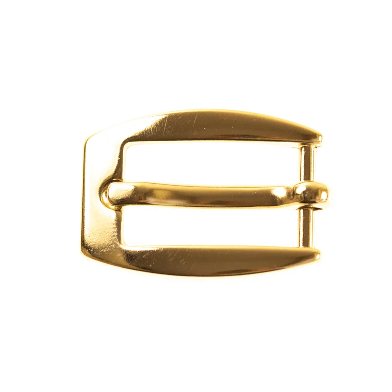 Gürtelschnalle oval Goldfarben 20 mm – Metallschnalle SM-73