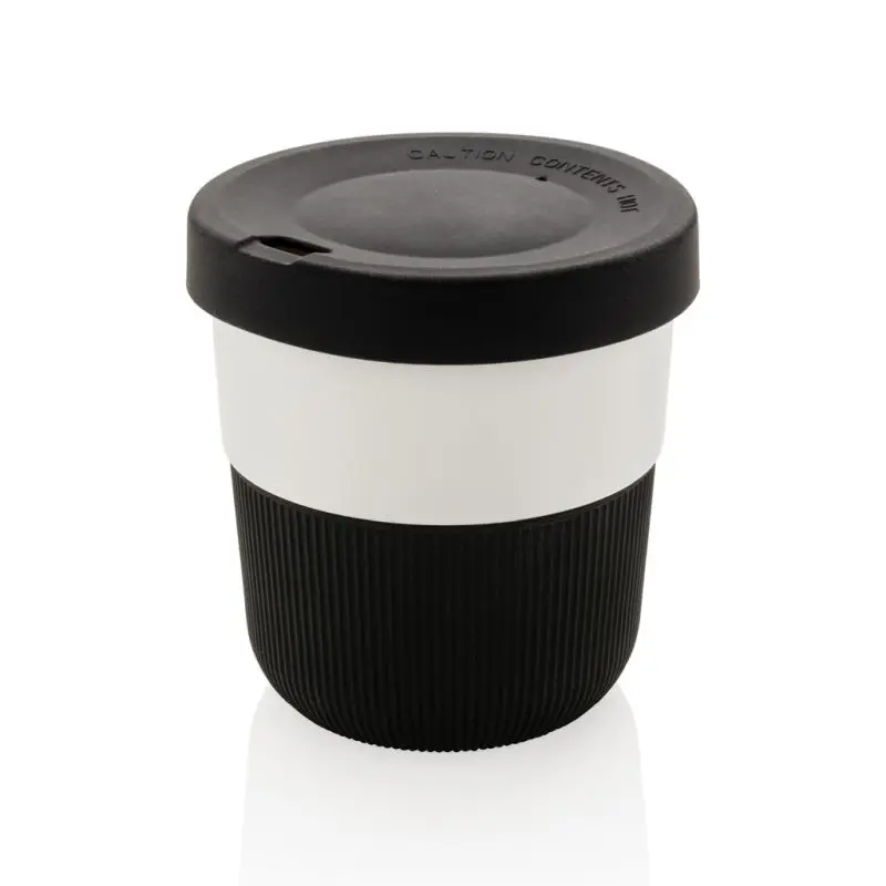 PLA Coffee-To-Go Becher 280ml in Schwarz: Öko-Freundlich & Stilvoll