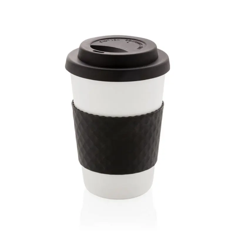 Schwarzer Wiederverwendbarer Kaffeebecher 270ml: Umweltfreundlich & Stilvoll