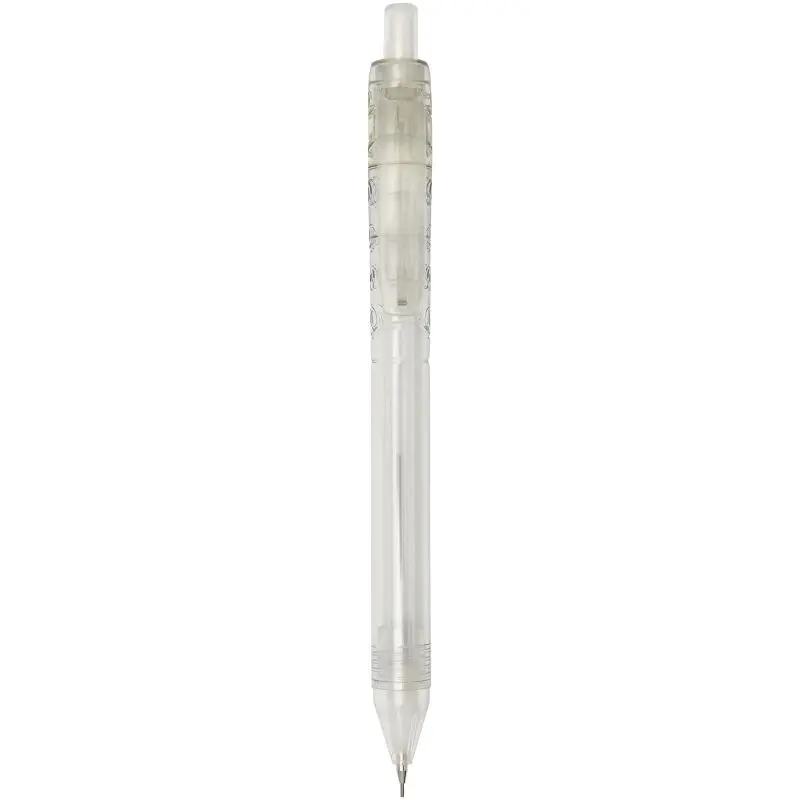 Vancouver Druckstift aus recyceltem RPET - Transparent - Schwarze Mine