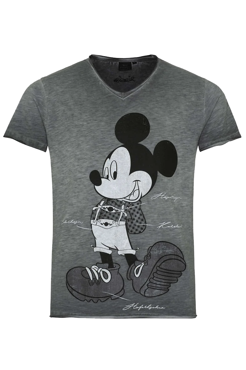 Herren T-Shirt mit Mickymaus-Motiv