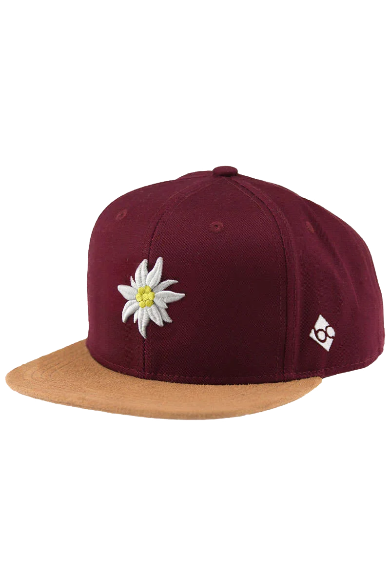 KIDS Snapback Cap mit Edelweissstickerei