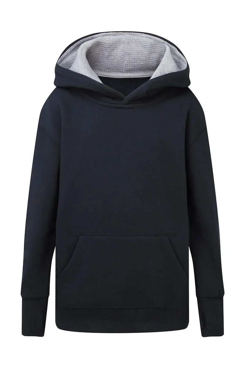 Kontrast Kapuzenpullover für Kinder