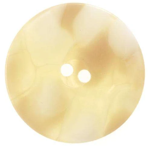 Knopf Marmoriert Beige 2-Loch – Kunststoffknopf KBG-30