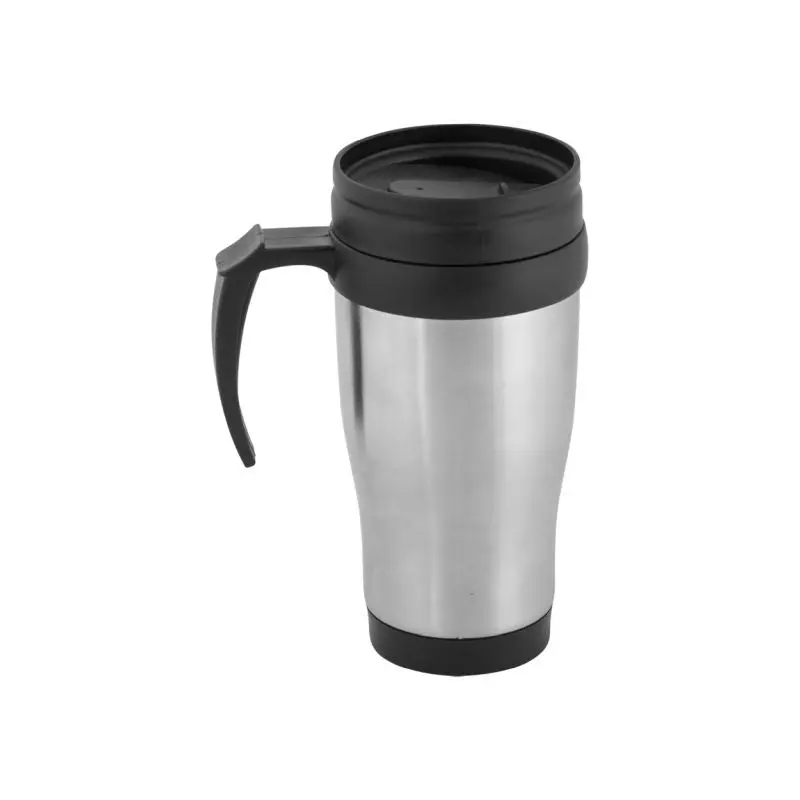 Patrol Duo-Thermobecher 450 ml in Silber-Schwarz – Ideal für unterwegs