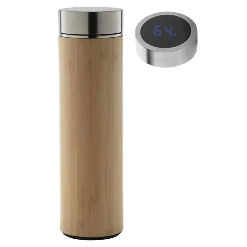 Natur Temboo 500ml Isolierflasche mit integriertem Thermometer