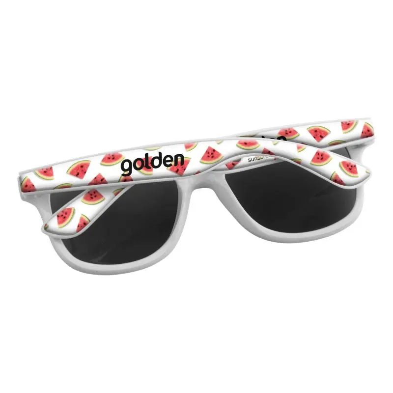 Dolox Sonnenbrille in Reinweiß, elegant & effektiver UV-Schutz